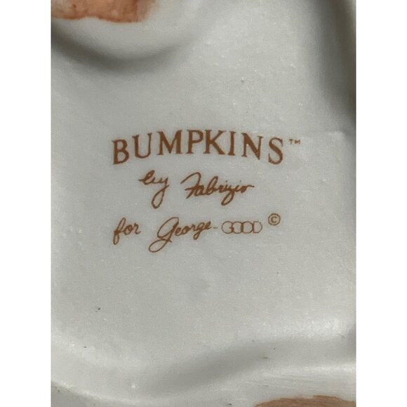 Bumpkins By Fabrique Scarecrow Figurine With Pumpkin Accent 3.5" Tall - Picture 8 of 12